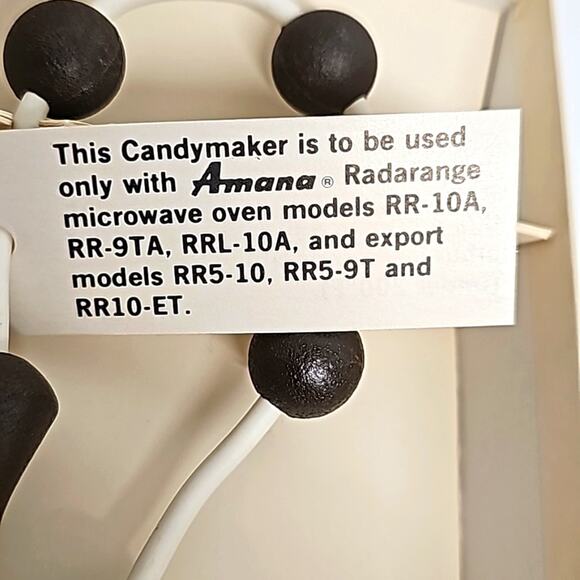 Vintage Amana Radar Range Microwave Oven Touchmatic Candymaker Temp Probe w/Book - Picture 7 of 8